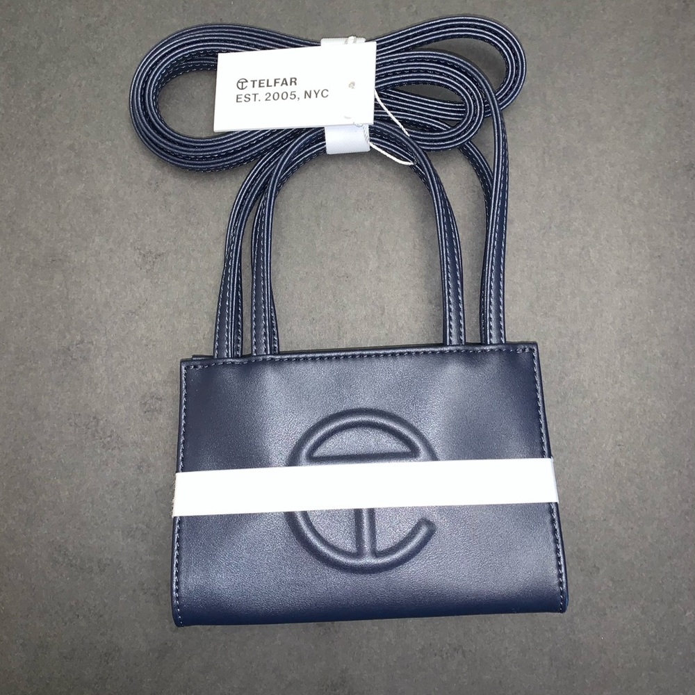 TELFAR Small Navy Shopping Bag! - Picture 4 of 7